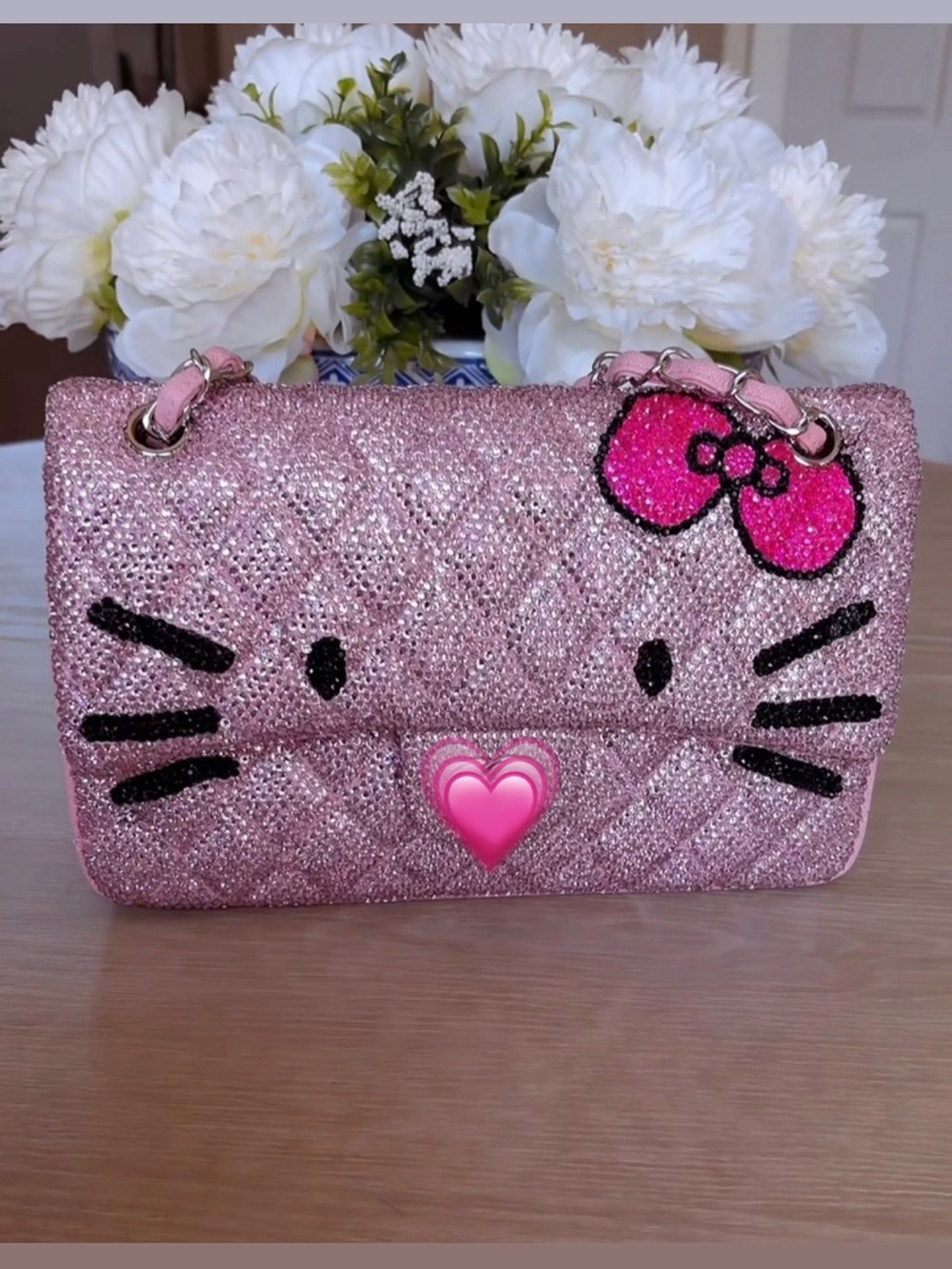 Hello kitty monaleo inspired custom bag